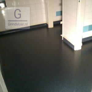 troffelvloer donkerblauw